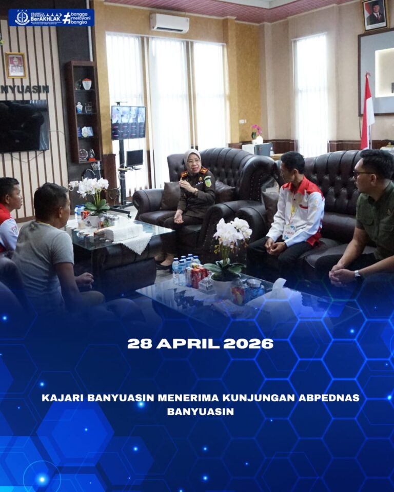 KAJARI BANYUASIN MENERIMA KUNJUNGAN ABPEDNAS BANYUASIN