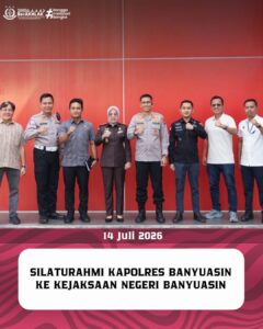 SILAHTURAHMI KAPOLRES BANYUASIN KE KEJAKSAAN NEGERI BANYUASIN